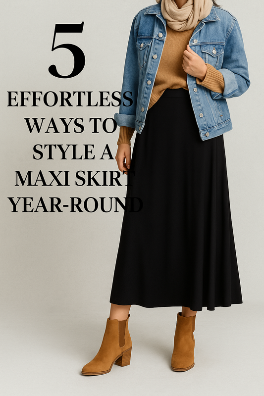 5 Effortless Ways to Style a Maxi Skirt Year-Round